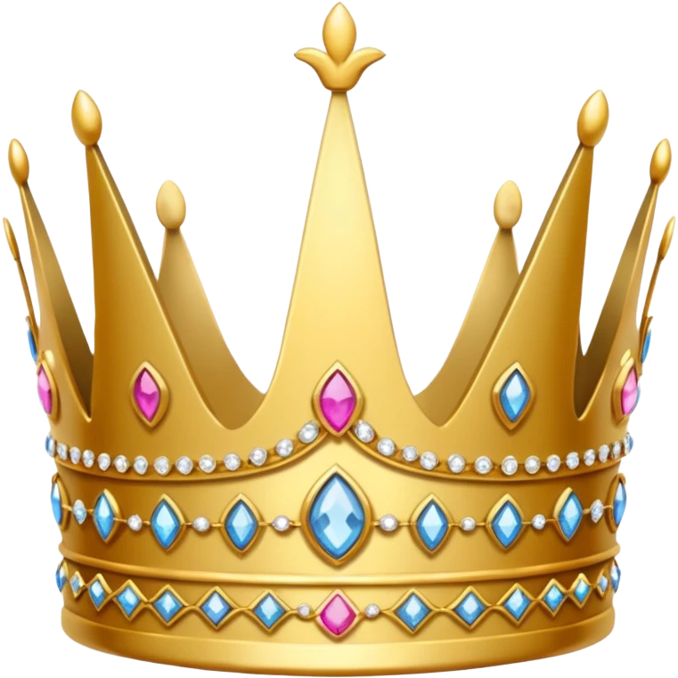 delicate princess crown emoji