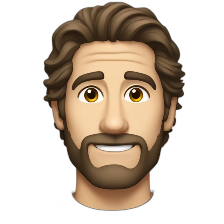 jake gyllenhaal cartoon wearing tee emoji