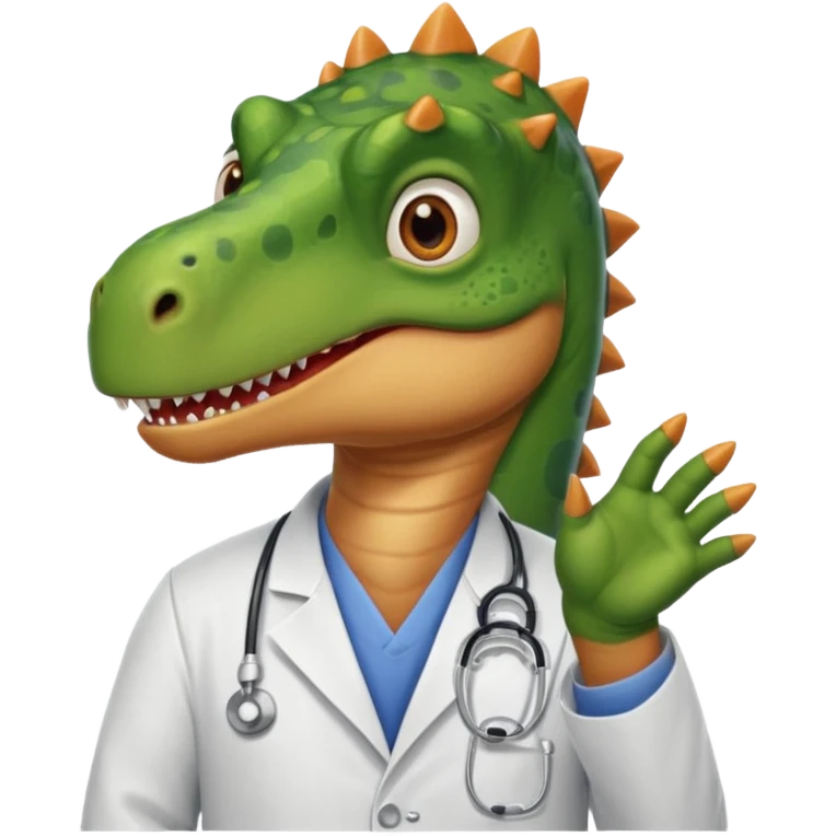 Doctor Dinosaur  emoji
