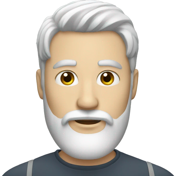 white man beard emoji
