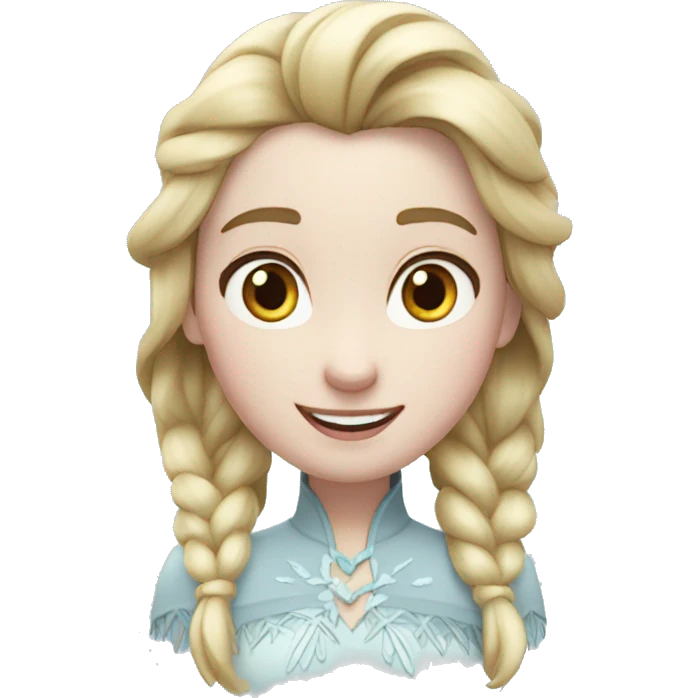 Frozen 3d emoji