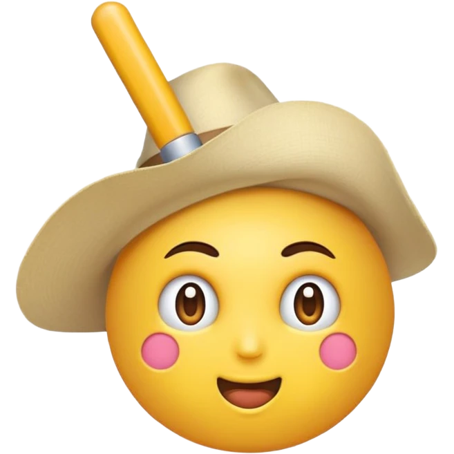 Расческа розовая emoji