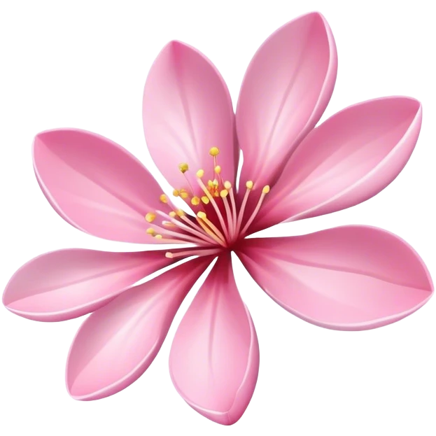 Flying cherry blossom petals emoji