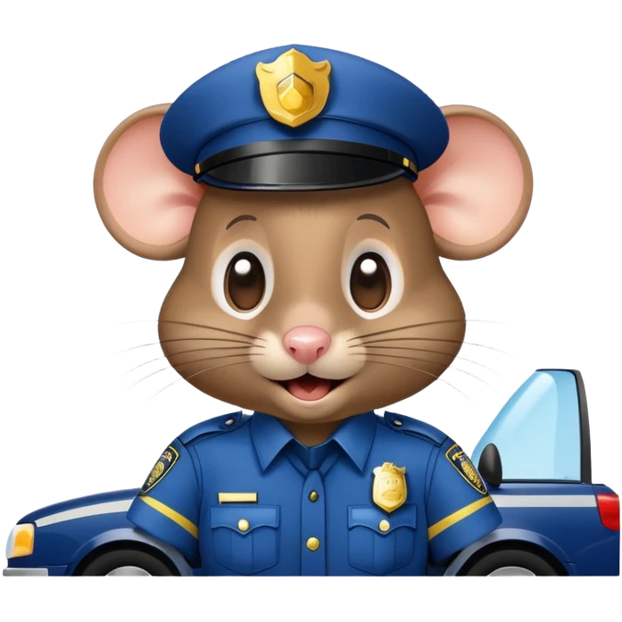 Mouse getting pulled over emoji
