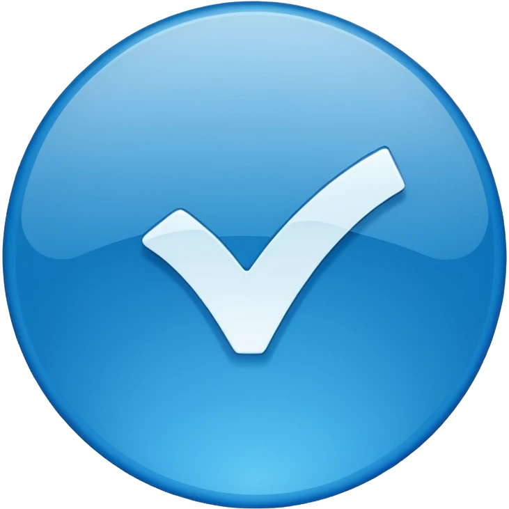 Instagram mavi tiki emoji