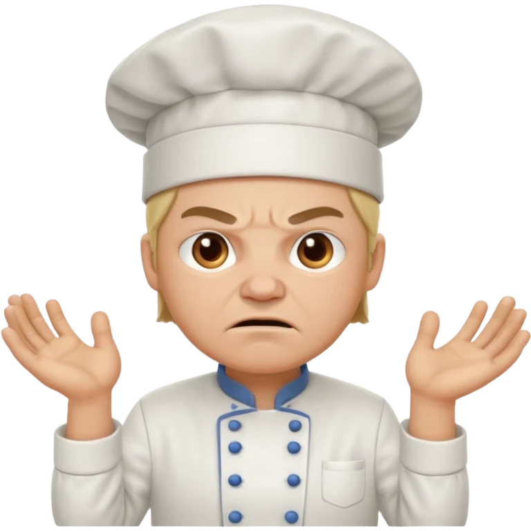 Cocinero enojado emoji