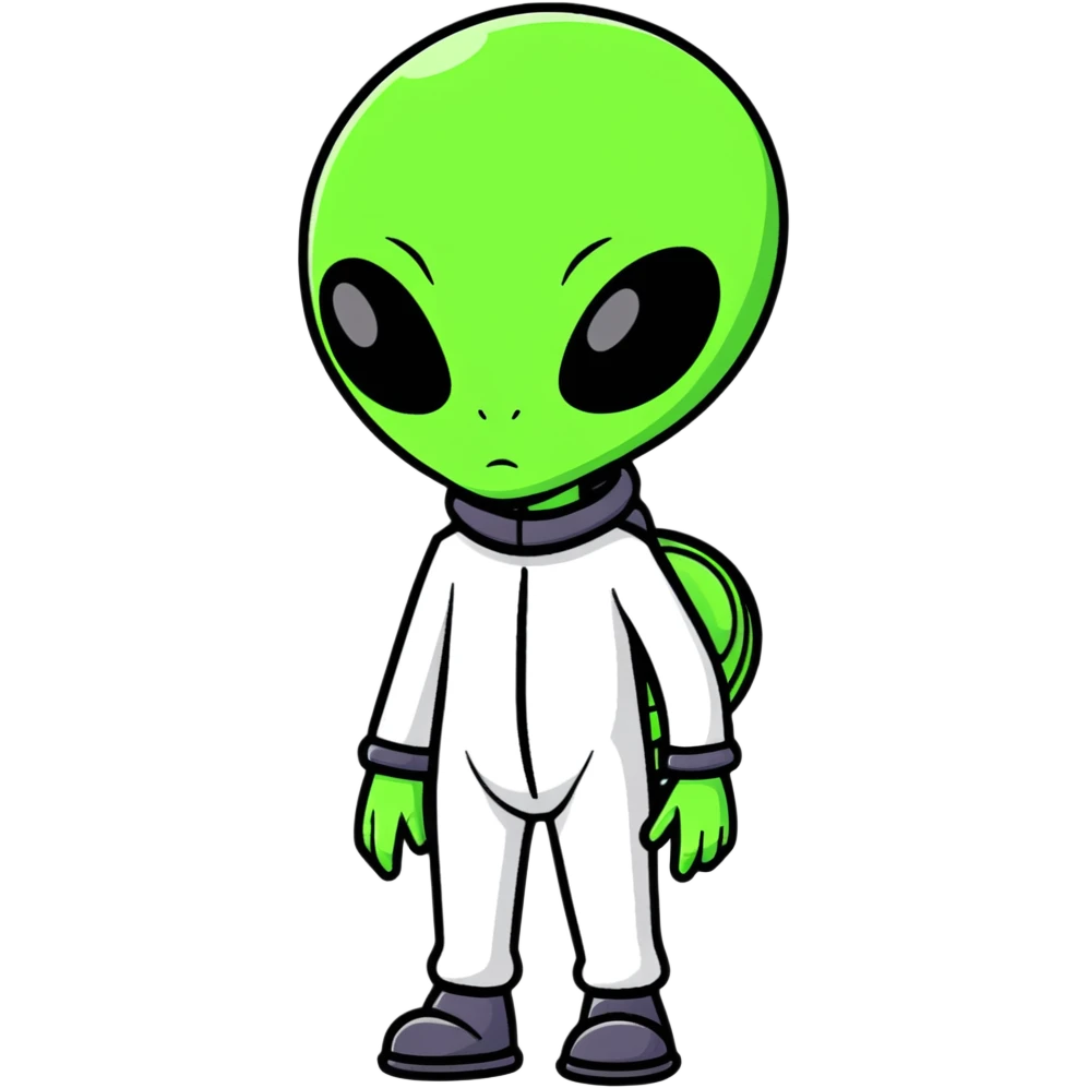 tall alien wearing stylish outfit emoji
