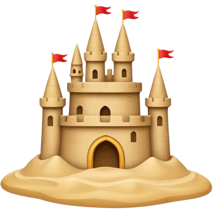 sand castle emoji