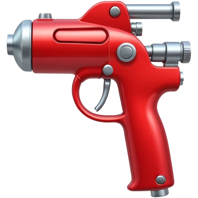 red Spray Gun emoji