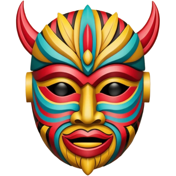 tribal mask emoji