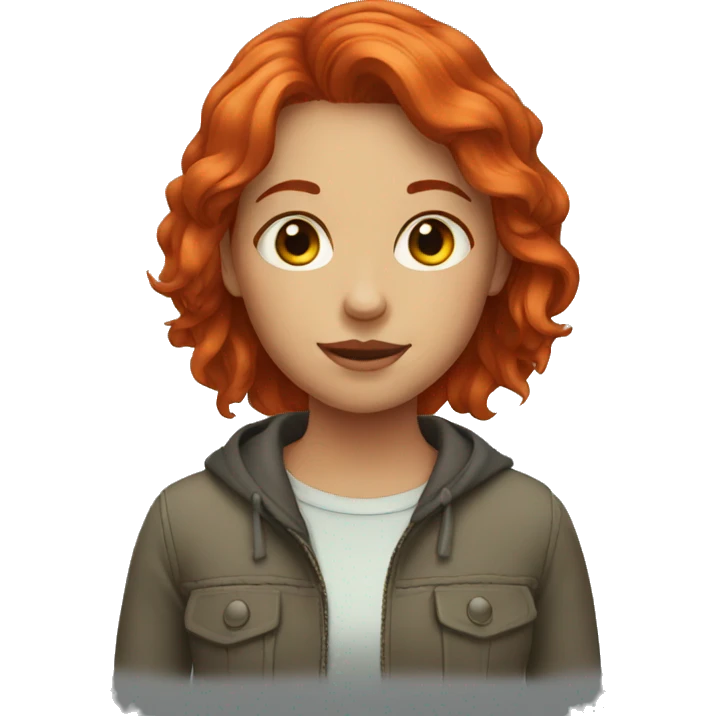 red-haired girl emoji