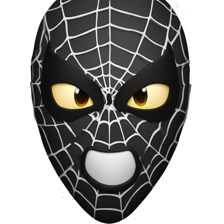regenarate this spideman mask withe black  emoji
