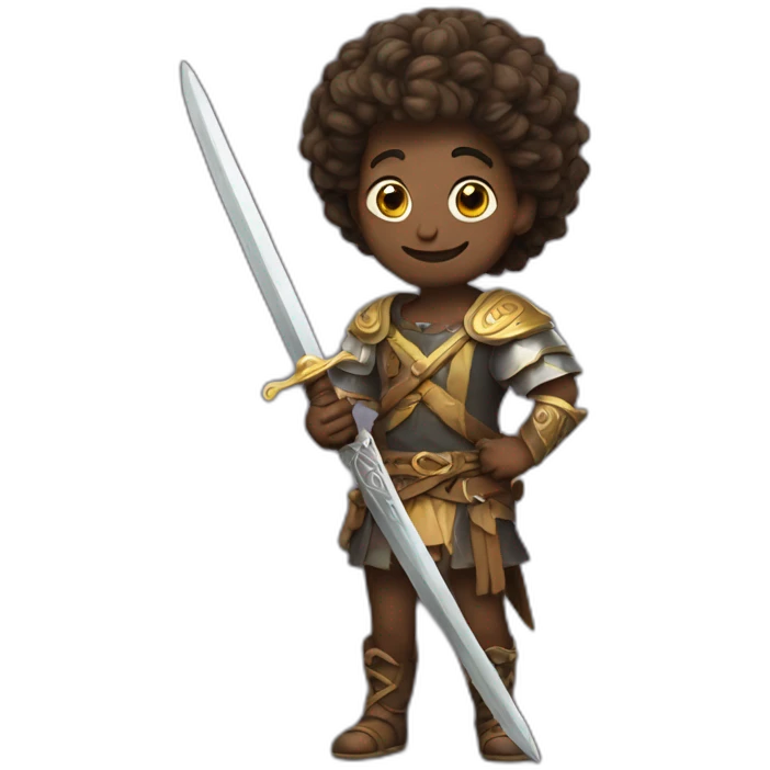 Jypsy with a sword emoji