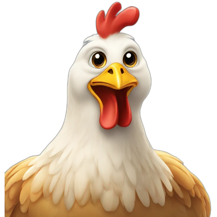 Tu poulet sur emoji