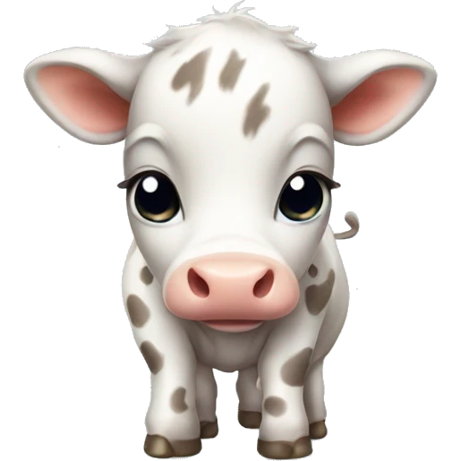 Baby cow emoji