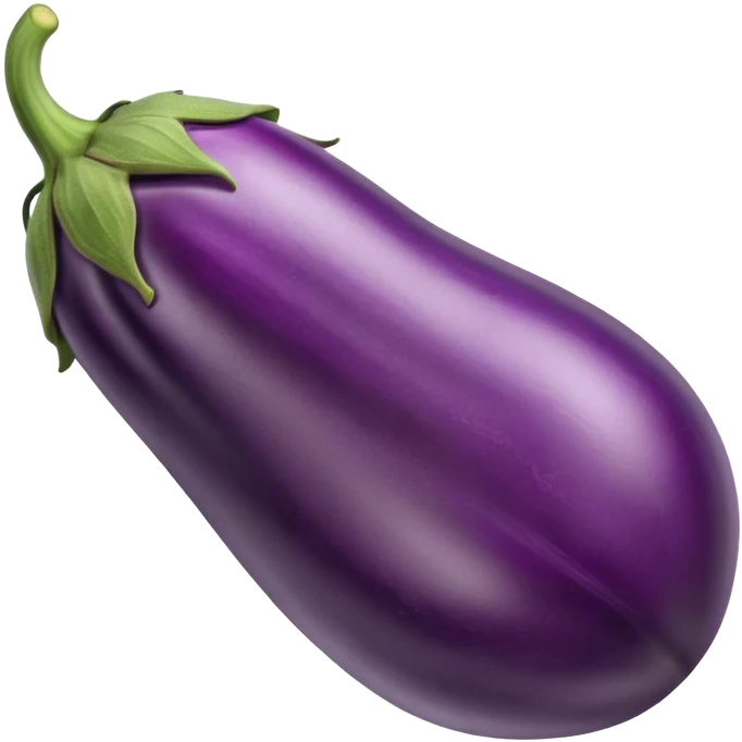 A veiny eggplant  emoji