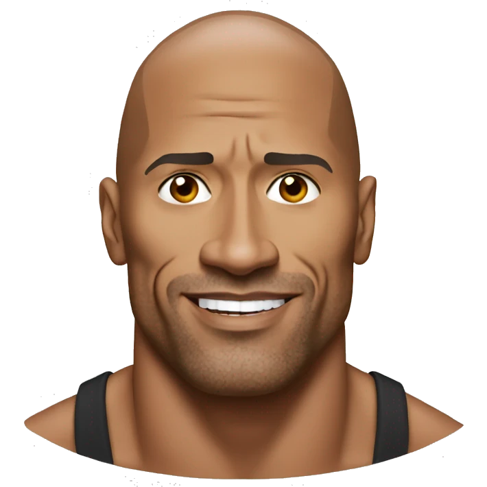 Dwayne Johnson emoji