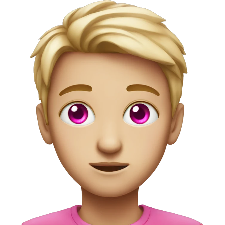 Pink eyes emoji