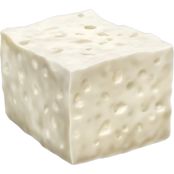 White feta block emoji