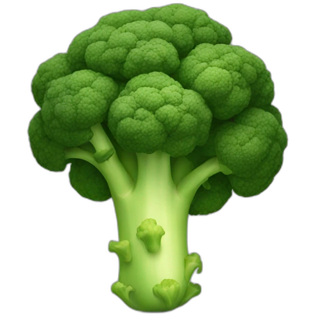 Broccoli muscle emoji