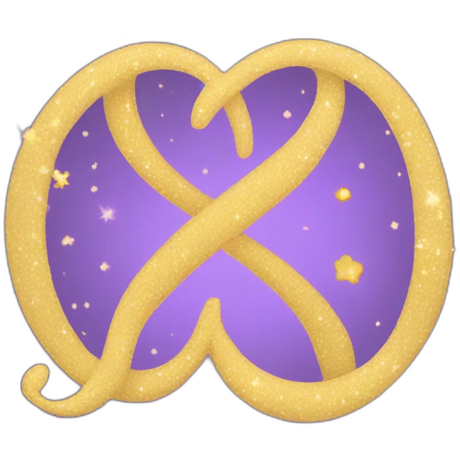 I want the infinity symbol with stars emoji