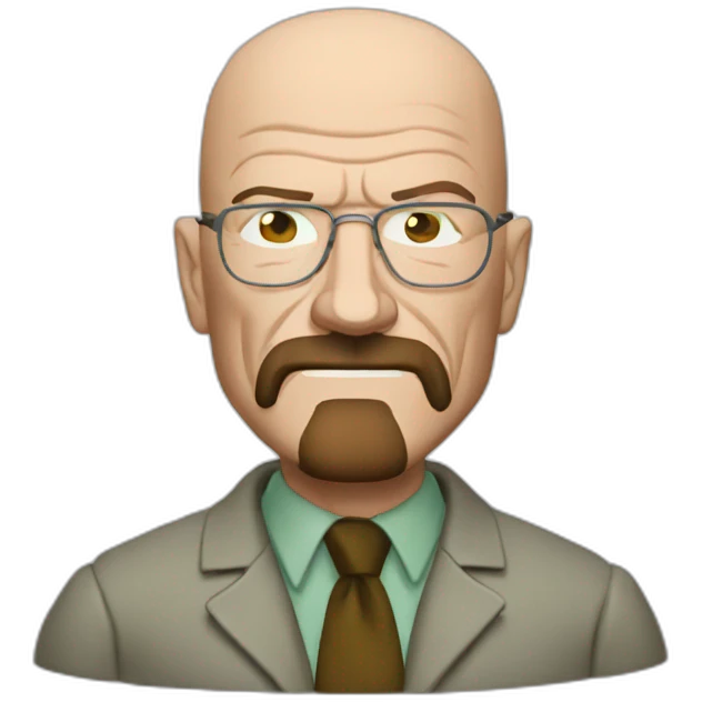 Walter white making his buisness emoji