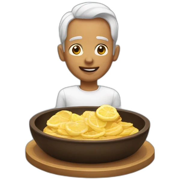 camarera con bandeja emoji