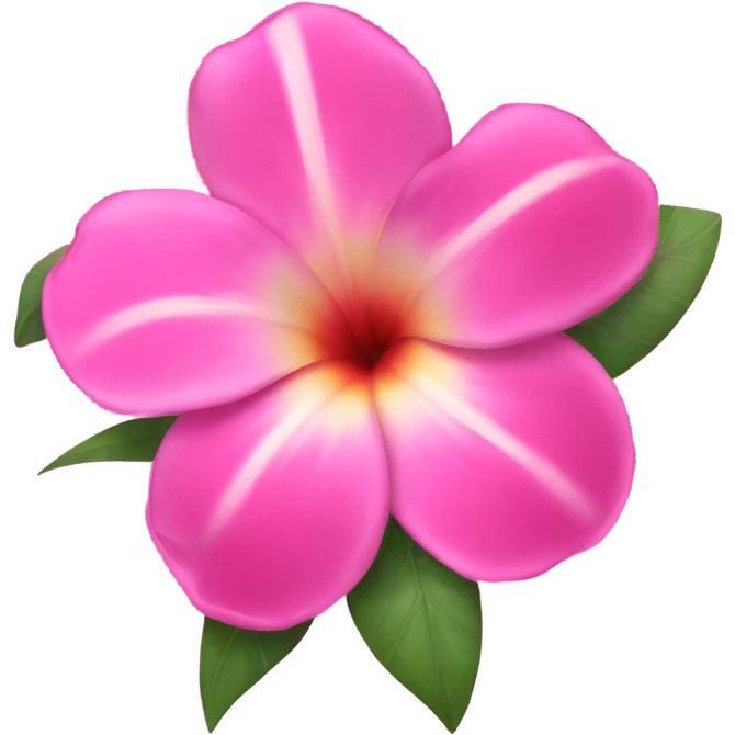 Hawaiian flower that’s pink and dainty  emoji