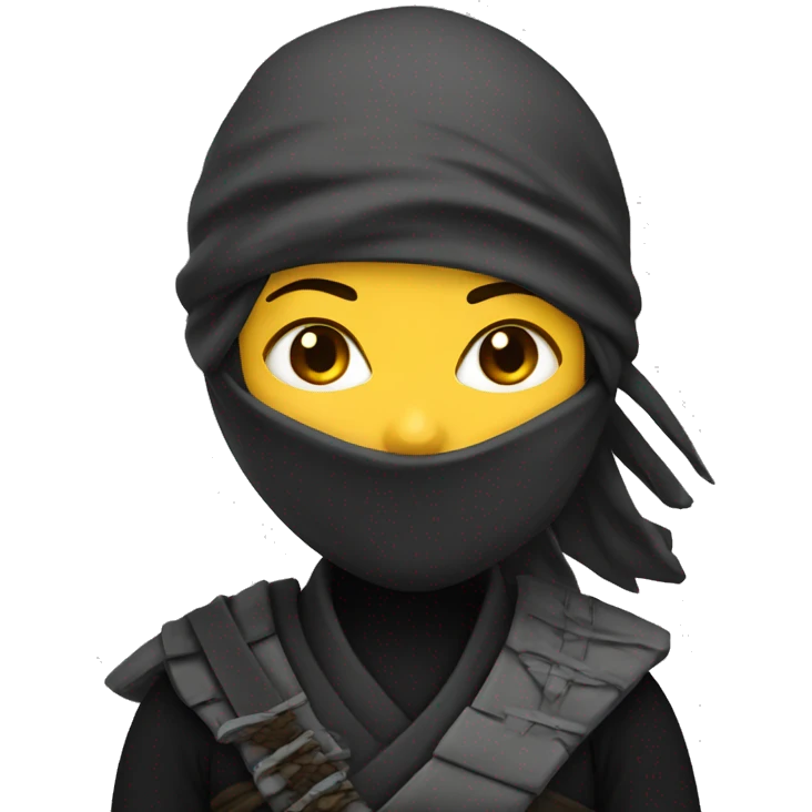 Ninja mujer emoji