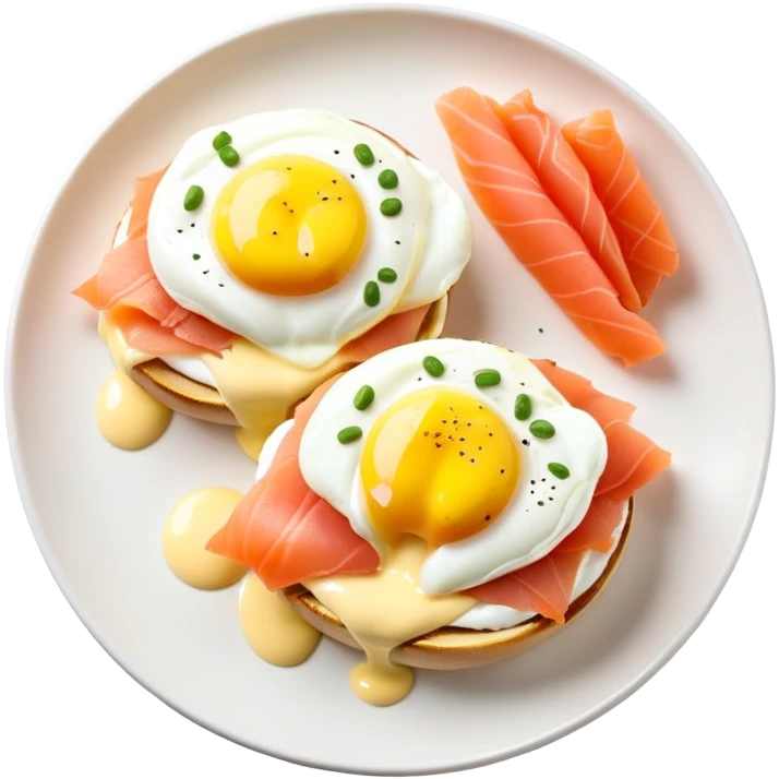 Eggs benedict with smoked salmon emoji