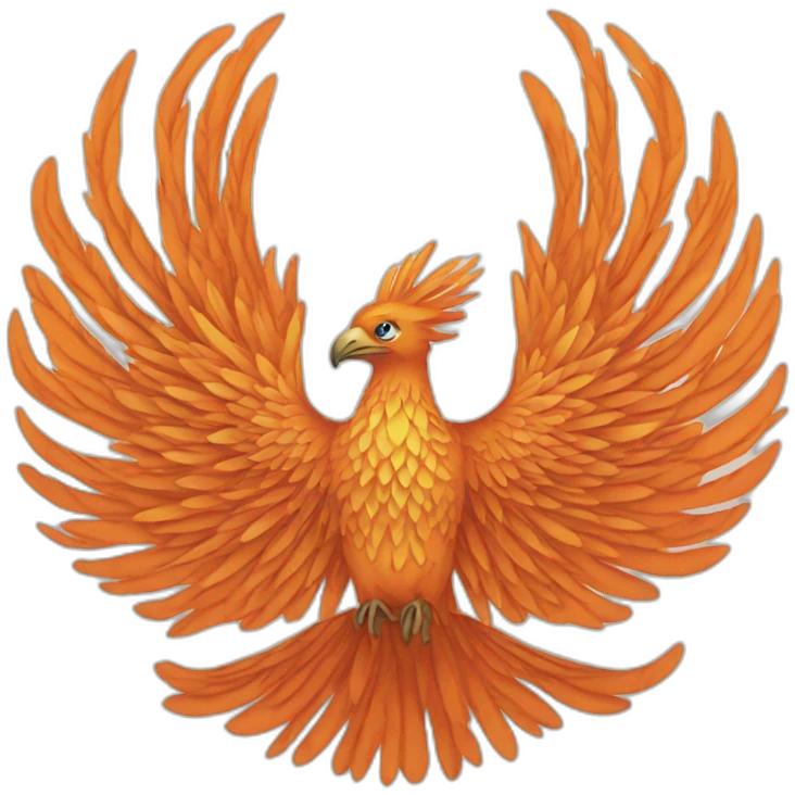 phoenix-orange-circle-outline emoji