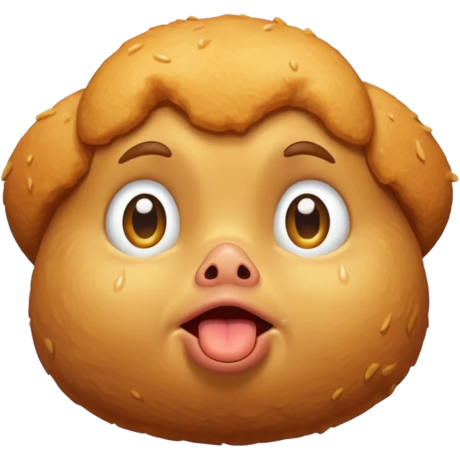 Плачущий наггетс emoji