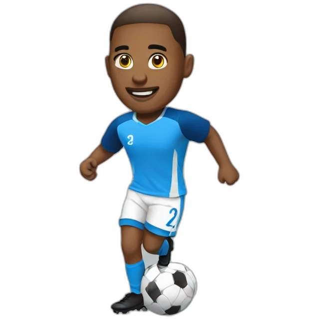 Soccer player emoji