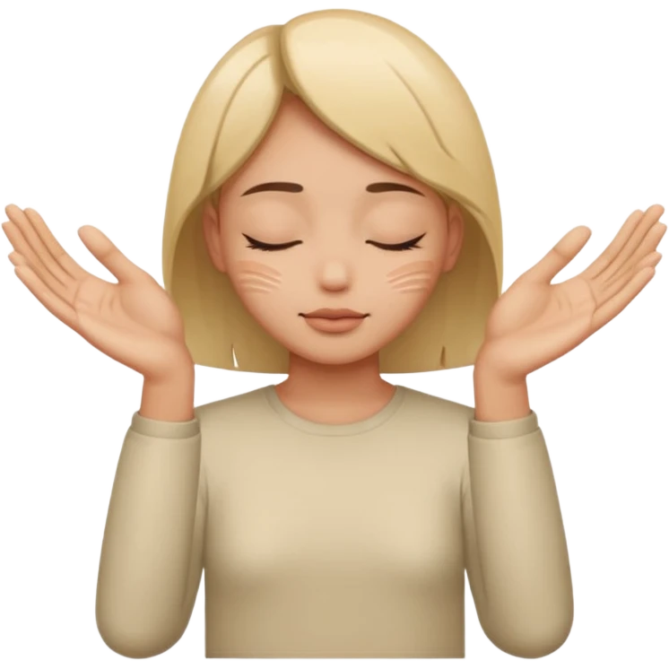 silence in the palms  emoji