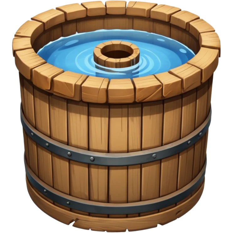 wooden well emoji