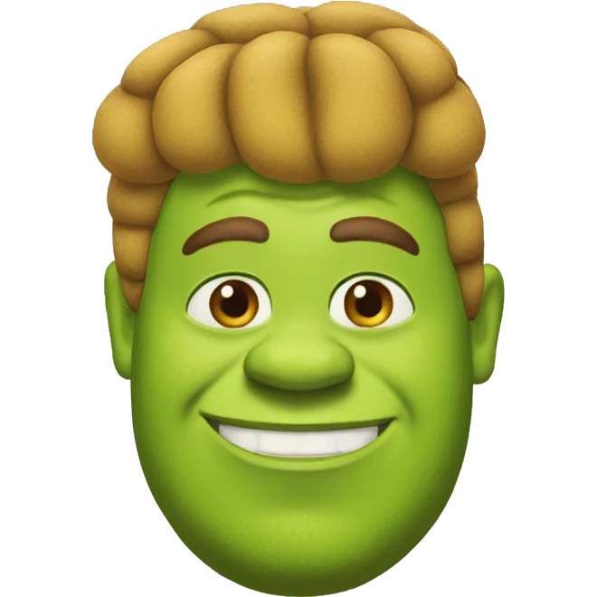 shrek hair bread emoji