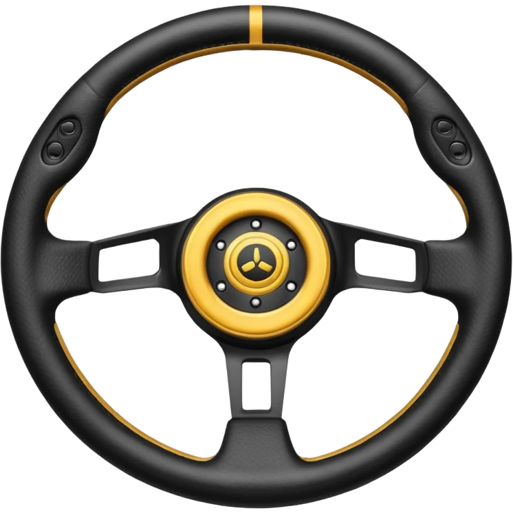 Racing sterring wheel emoji