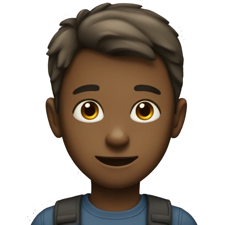 A boy with big ears emoji