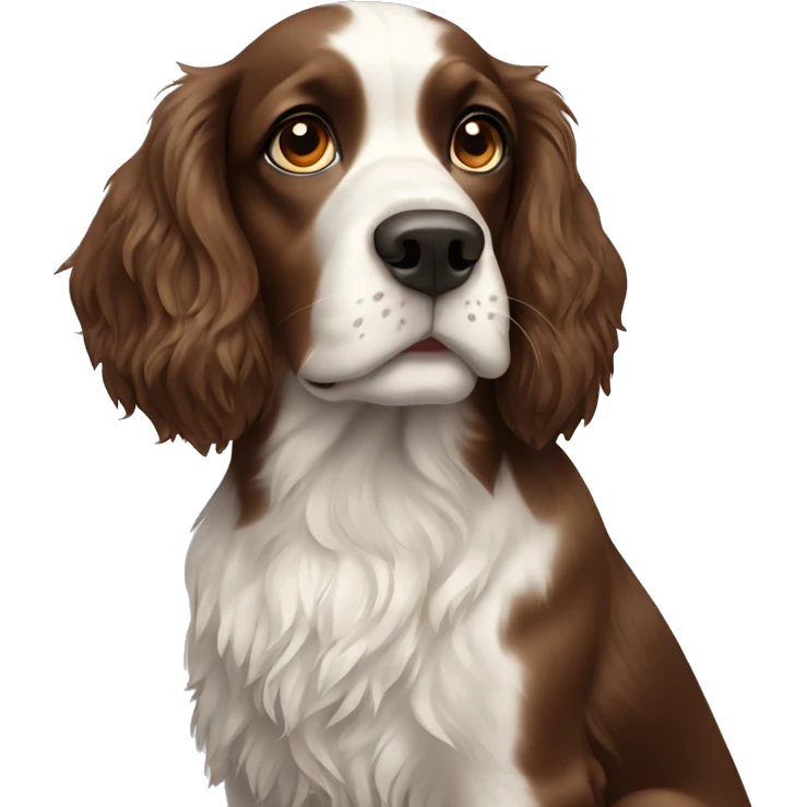 A spaniel dog emoji