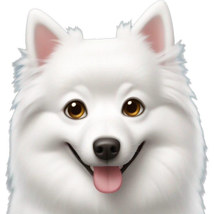 White Spitz New Year emoji