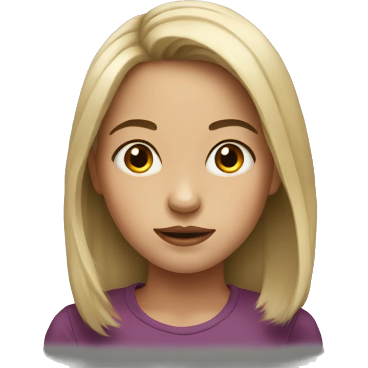 portrait of a  girl emoji