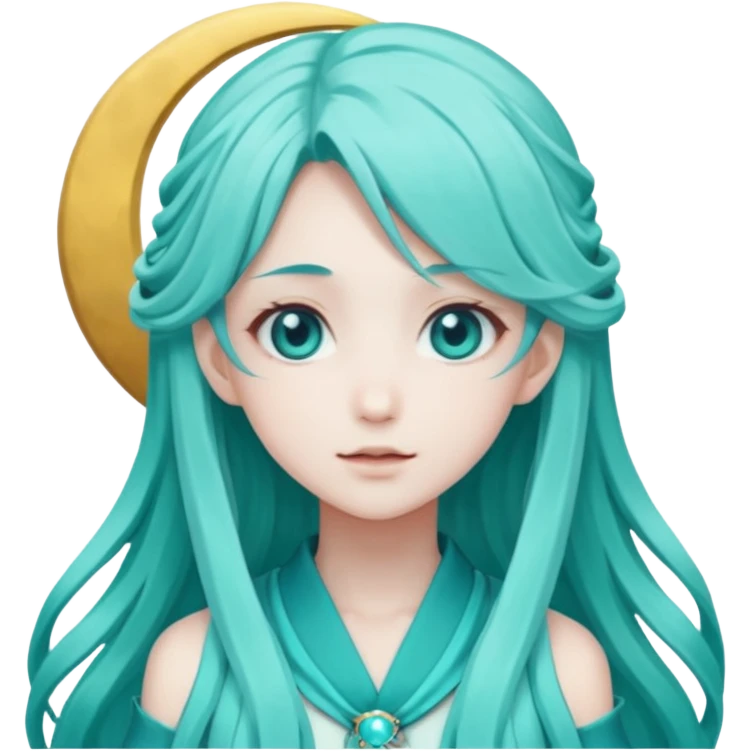 Hazy moon miku emoji