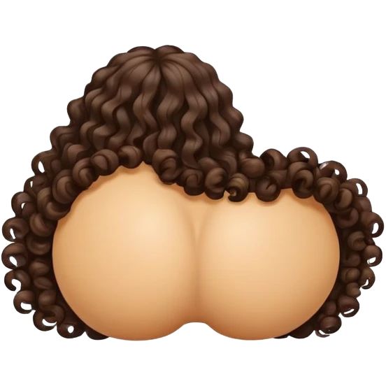 hair on buttocks emoji