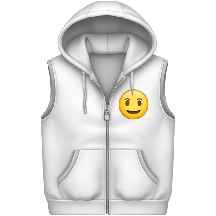white vest hoodie emoji emoji