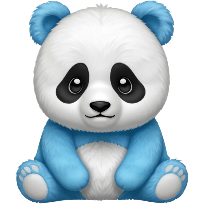 Mavi panda emoji