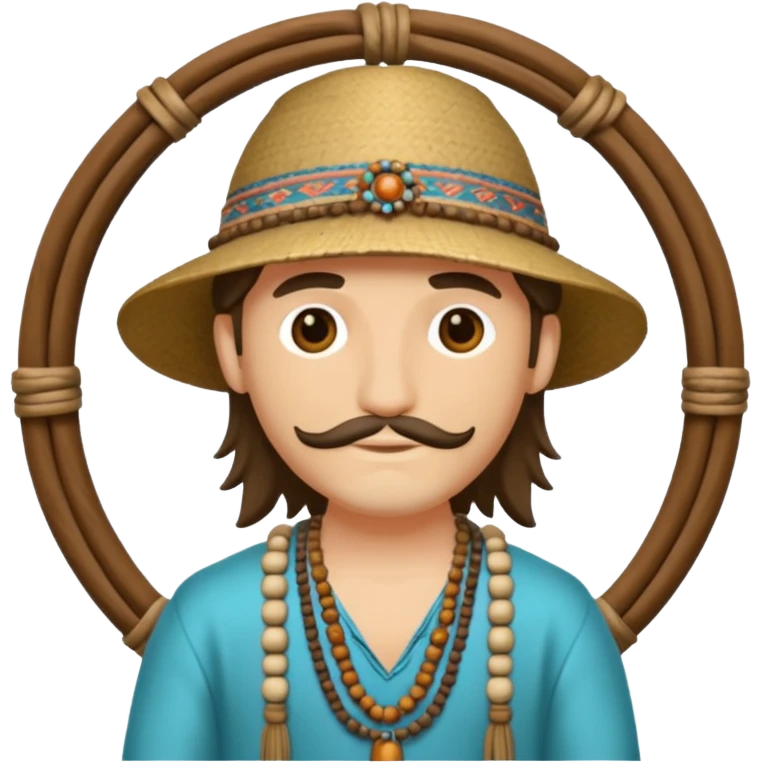 boho fashion man emoji