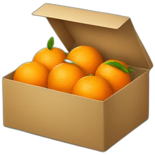 oranges in the box emoji