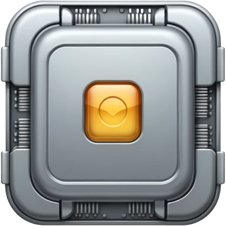 realistic CPU for PC emoji