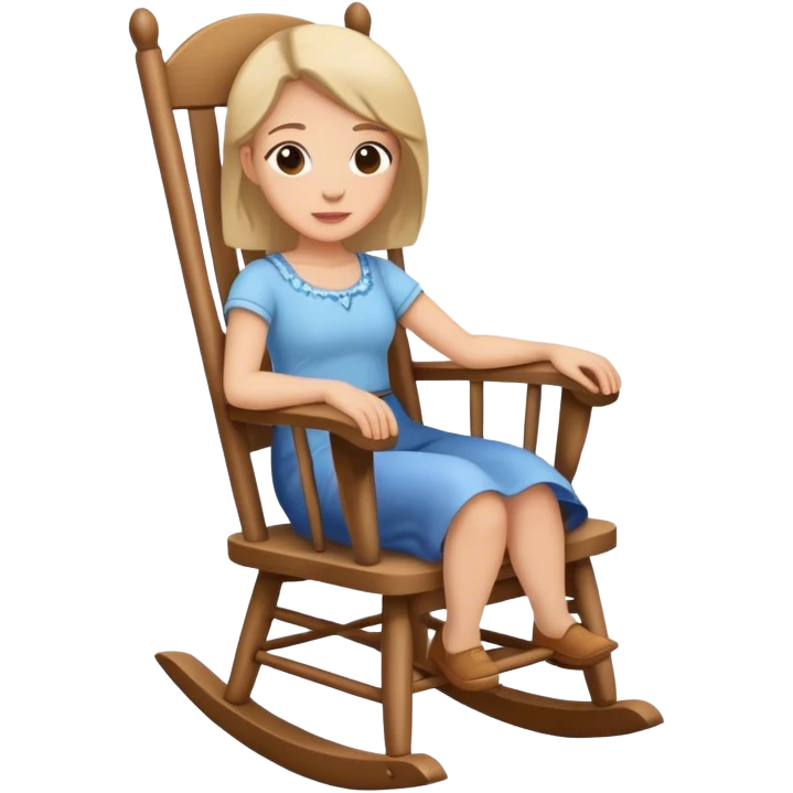 mom Rocking chair emoji