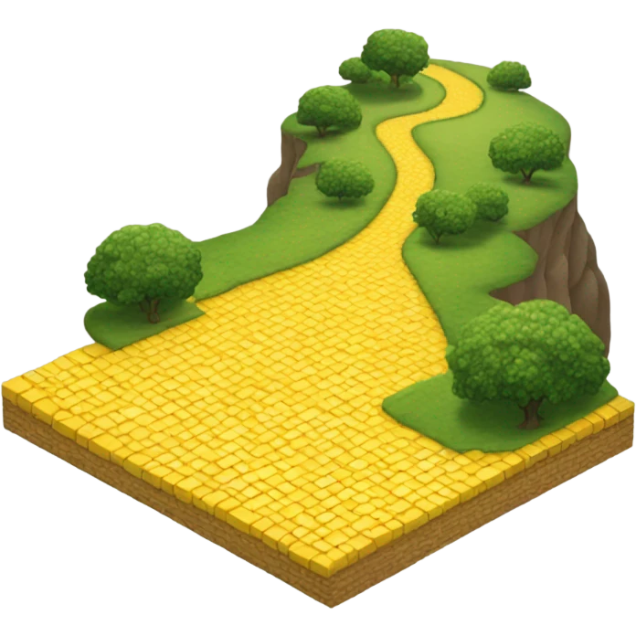 Yellow brick road emoji
